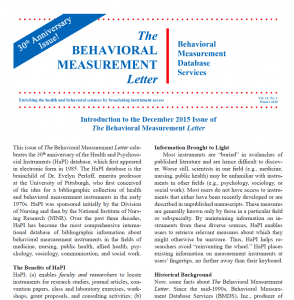 Measurement of Pain: Theoretical and Empirical Foundations and Clinical Applications